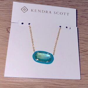 Kendra Scott Elisa Turquoise Enamel Necklace